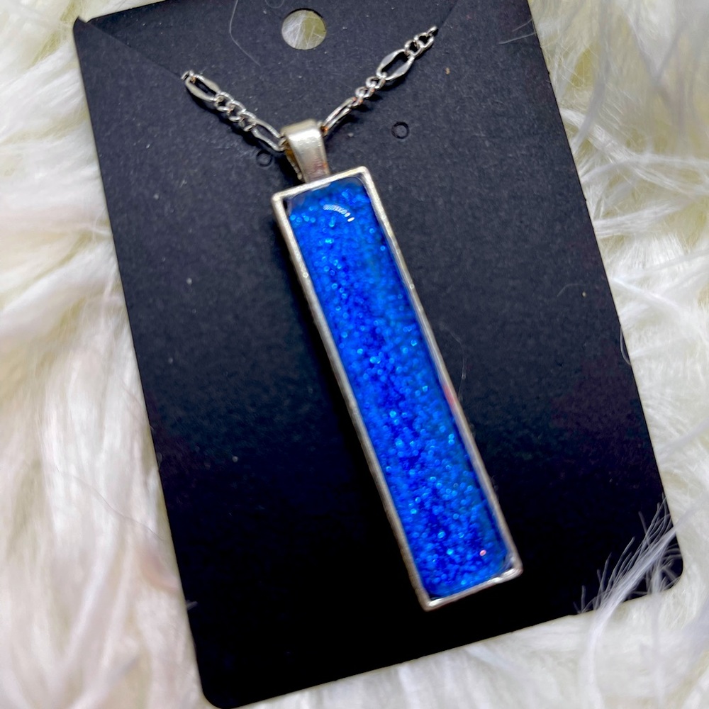 Resin Bezel Necklace